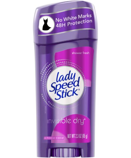 Lady Speed Invisible Dry 48H Antiperspirant Deodorant Stick Shower Fresh Scent