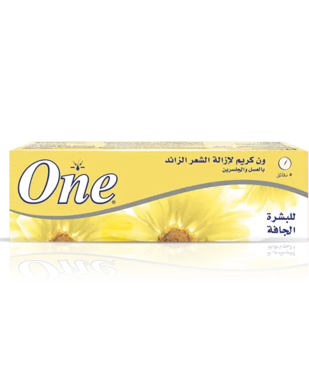 One Hair Removal Cream with Honey & Glycerin for Dry Skin 40 gm