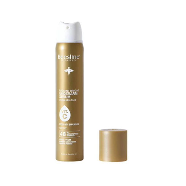 Beesline Radiant Bright Underarm Serum Deodorant Spray - Delays Shaving - Image 2