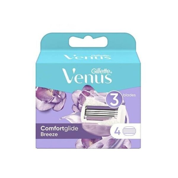 Gillette Venus Comfortglide Breeze Blades - 4 Pcs