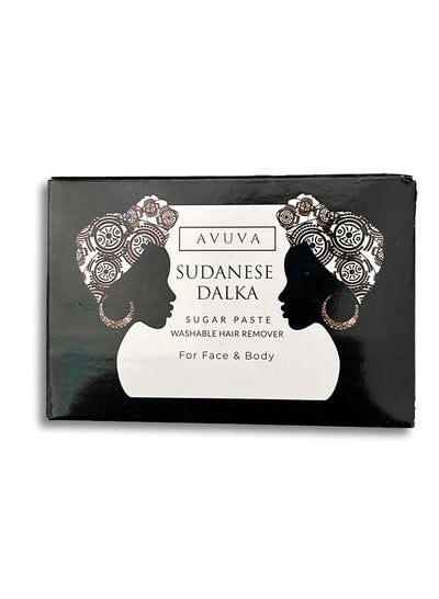 Avuva Sudanese Dalka Washable Face & Body Hair Remover Sugar Paste for All Skin Types