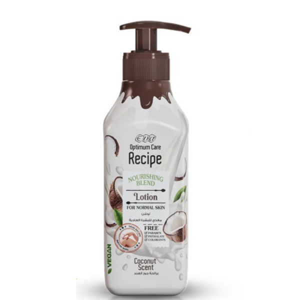 Eva Optimum Care Recipe Nourishing Blend Lotion For Normal Skin - Coconut Scent 370 Ml