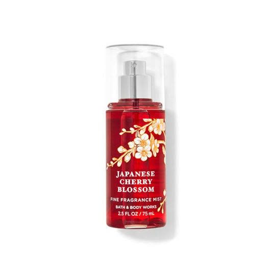 Bath and body works body mist japanese cherry blossom travel size 75 ml
