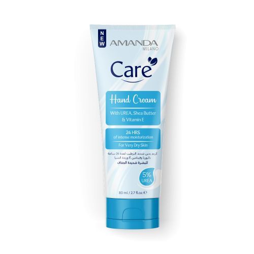 Amanda Milano Care Non-Greasy 24H Moisturizing Hand Cream with Urea, Shea Butter & Vitamin E for Very Dry Skin