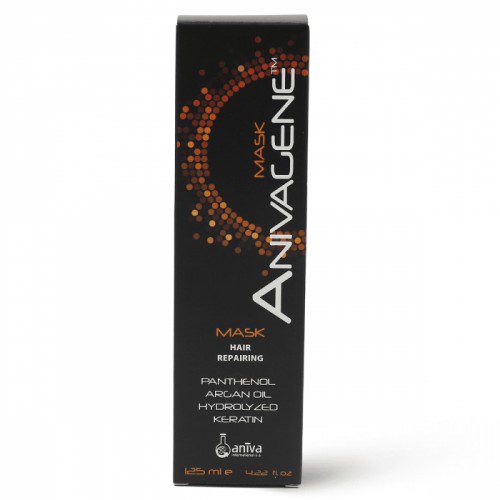 Anivagene Repairing Hair Mask with Panthenol, Keratin, Argan & Abyssinian Oil - sulfates free, allergens free, parabens free