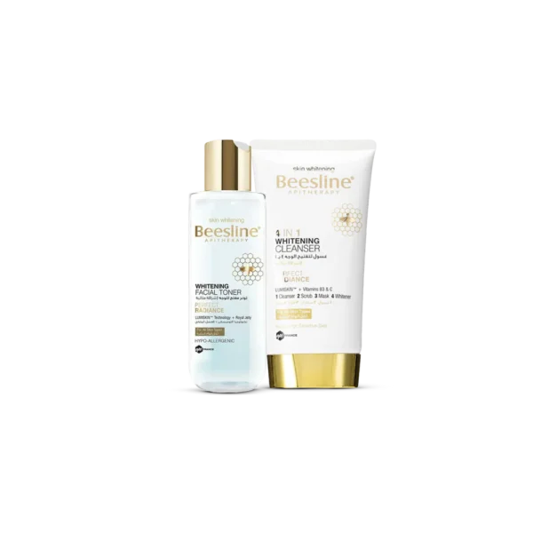BEESLINE WHITENING FACIAL CLEANSING ROUTINE (CLEANSER 150ML+ TONER 200ML) FOR ALL SKIN TYPES