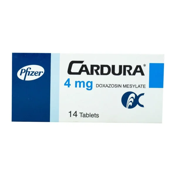 Cardura 4 mg 14 Tablets