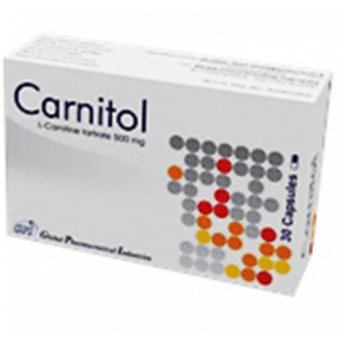 Carnitol 500mg L-Carnitine Tartrate 30 CAPS