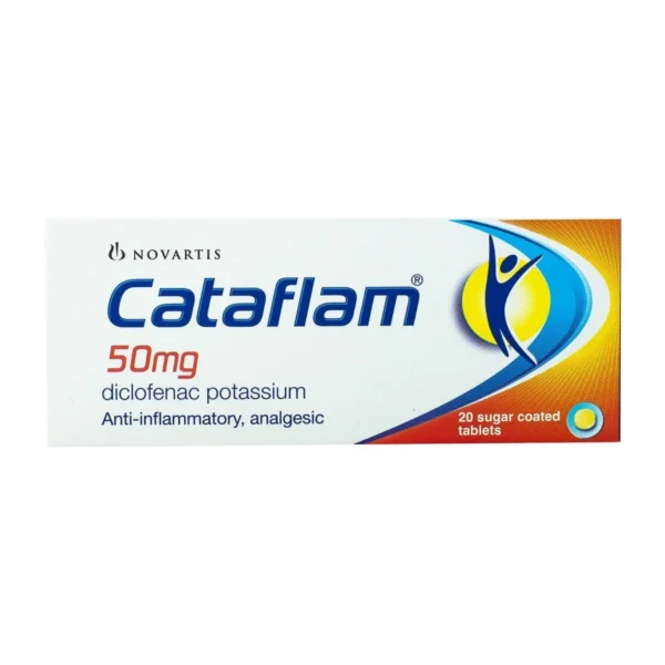 Cataflam 50mg Diclofenac Potassium Anti-Inflammatory & Analgesic 20 TAB