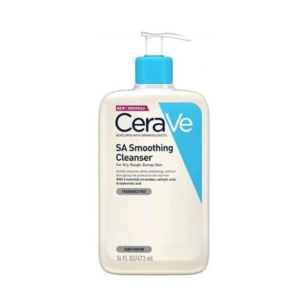 Cerave SA Salicylic Acid Smoothing Cleanser Gel – 473ml