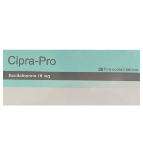 Cipra Pro 10mg Escitalopram 30 TAB