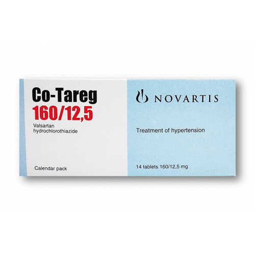 Co-Tareg 160mg / 12.5mg 28 Tablets