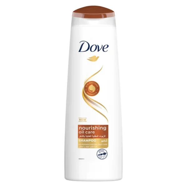 Dove Nourishing Oil Care Shampoo for Dr & Frizzy Hair (-6 EGP) - cruelty free 180 ML
