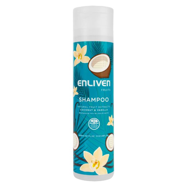 Enliven Hair Shampoo with Coconut & Vanilla Extracts - cruelty free