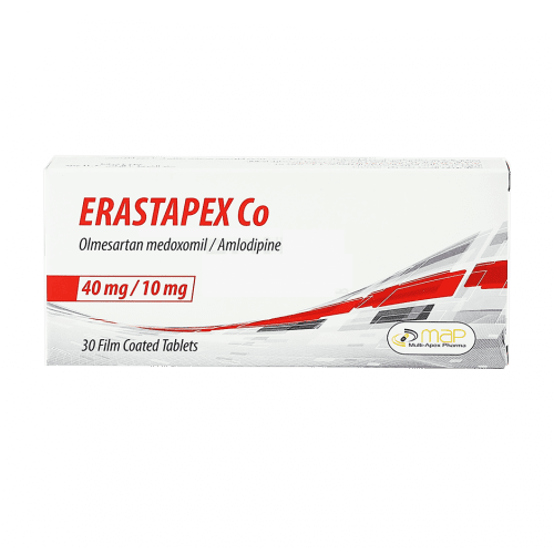 Erastapex Co 40mg Olmesartan Medoxomil & 10mg Amlodipine