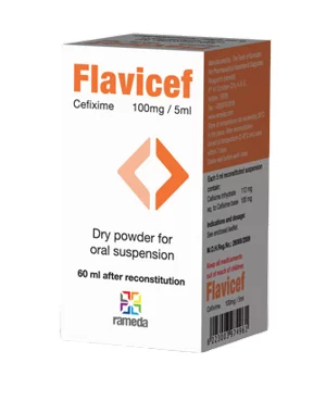 Flavicef 100mg/5ml Cefimixe Powder for Oral Suspension 60 ML