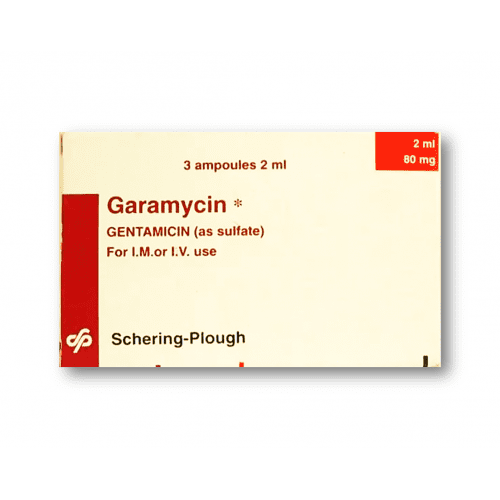 Garamycin 80mg/2ml 3 AMPS