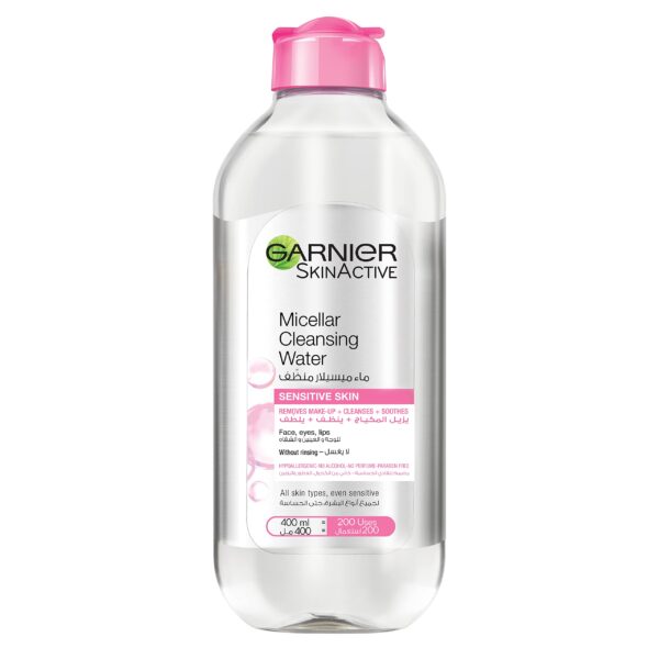 Garnier Skin Active Hypoallergenic Micellar Cleansing Water for All Skin Types - alcohol free, perfume free 400 ML
