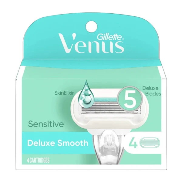 Gillette Venus Smooth Skin Elixir Blades for Sensitive Skin