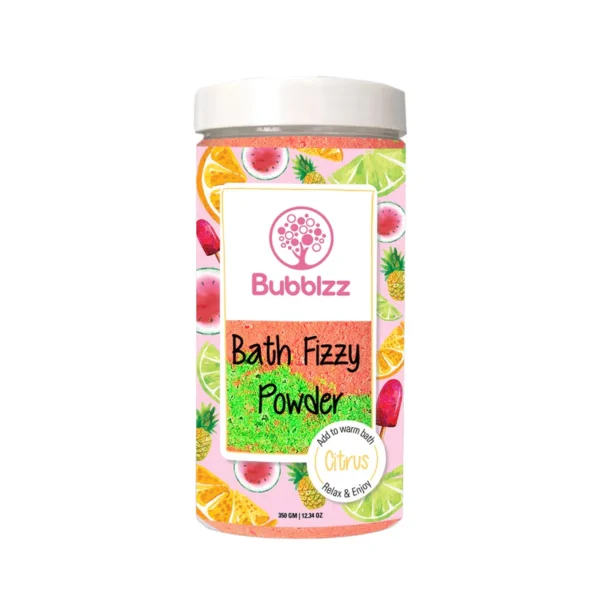 Bubblzz Citrus Blast Bath Fizzy Powder