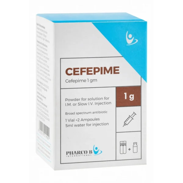 Cefepime 1 gm (I.M / I.V) Vial