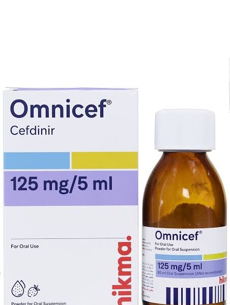 Omnicef 125mg / 5ml Suspension 80 ml
