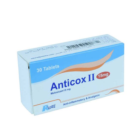 Anticox II 15mg Meloxicam Anti-Inflammatory & Analgesic 30 TAB