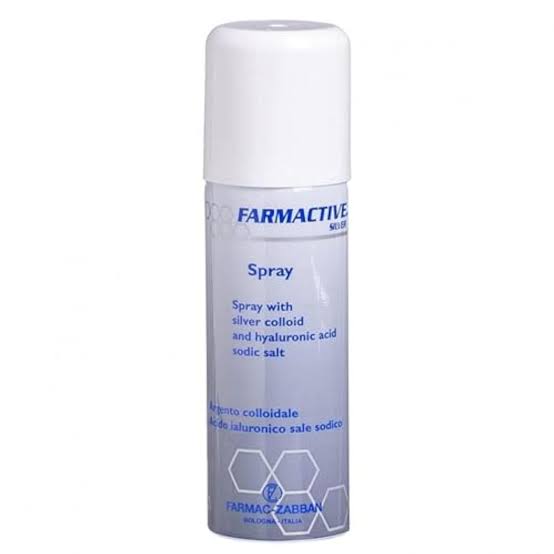 Farmactive Pain Relief Spray with Silver Colloid, Hyaluronic Acid & Sodic Salt 125 ML