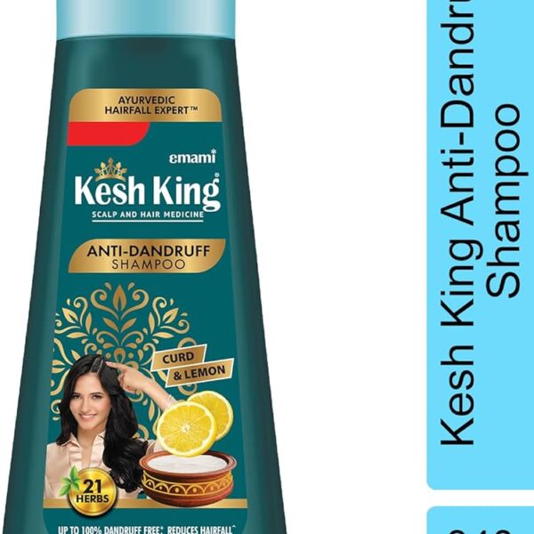 Kesh King Anti-Dandruff Shampoo with Curd & 21 Herbs