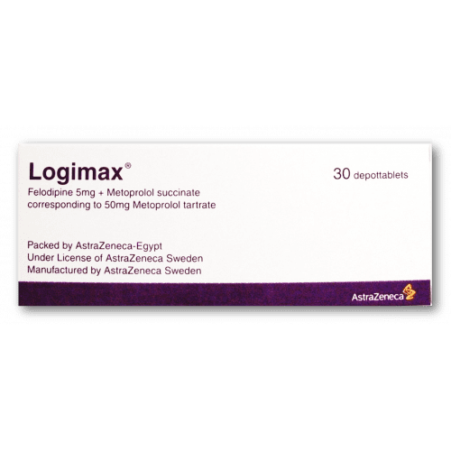 Logimax 5mg Felodipine & 50mg Metoprolol Succinate 30 TAB