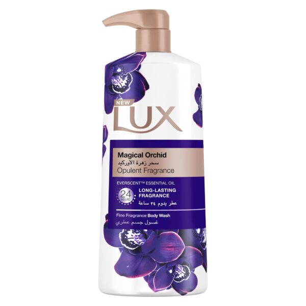Lux Opulent Fragrance 24H Body Wash Magical Orchid Scent with Essential Oil 500 ML