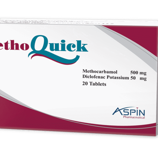 Methoquick 500mg Methocarbamol & 50mg Diclofenac Potassium