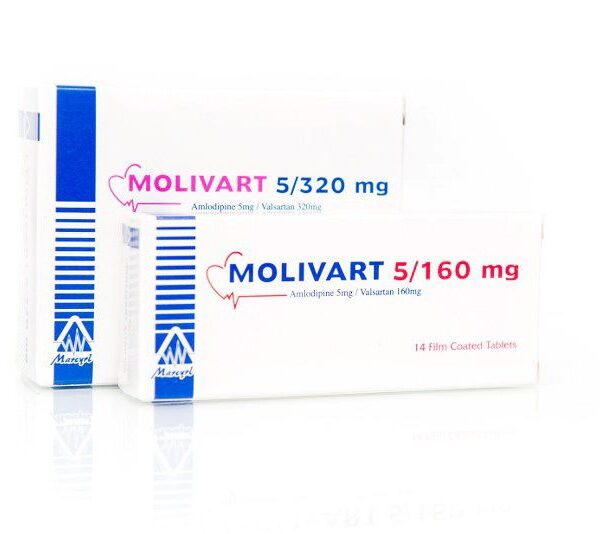 Molivart 5 / 160 mg 14 Tablets