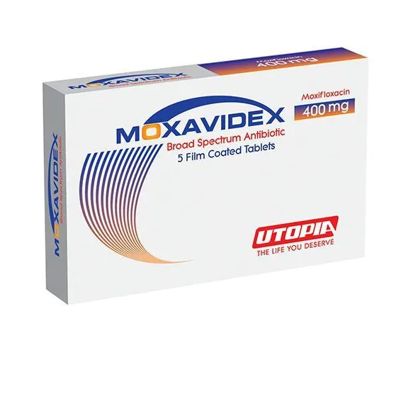 Moxavidex 400mg Moxifloxacin Broad Spectrum Antibiotic 10 TAB