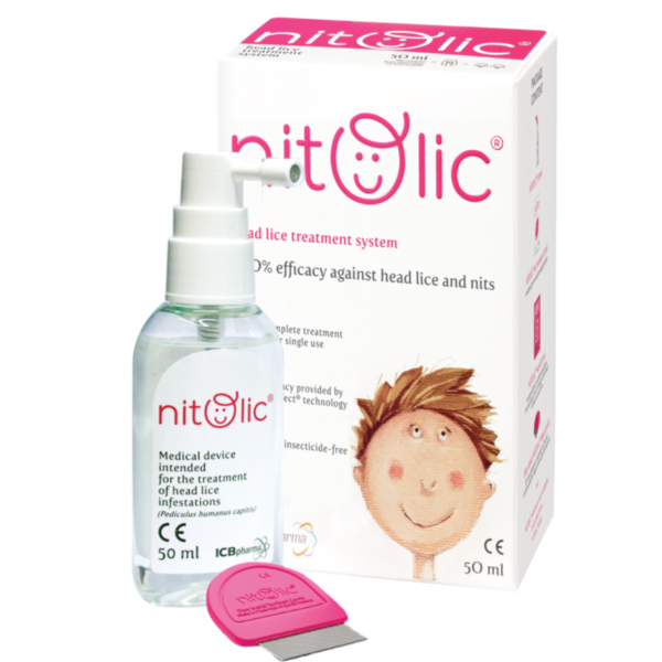 Nitolic Head Lice Treatment Solution 50 ml