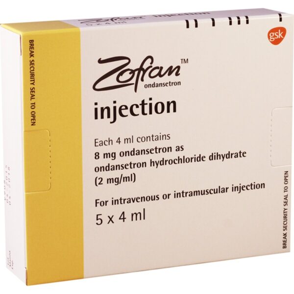 Zofran 8 Mg/4 Ml 5 Ampoules