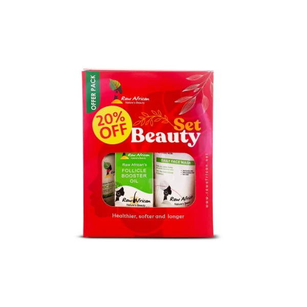 Raw African Beauty Set - vegan, cruelty free, animal testing free