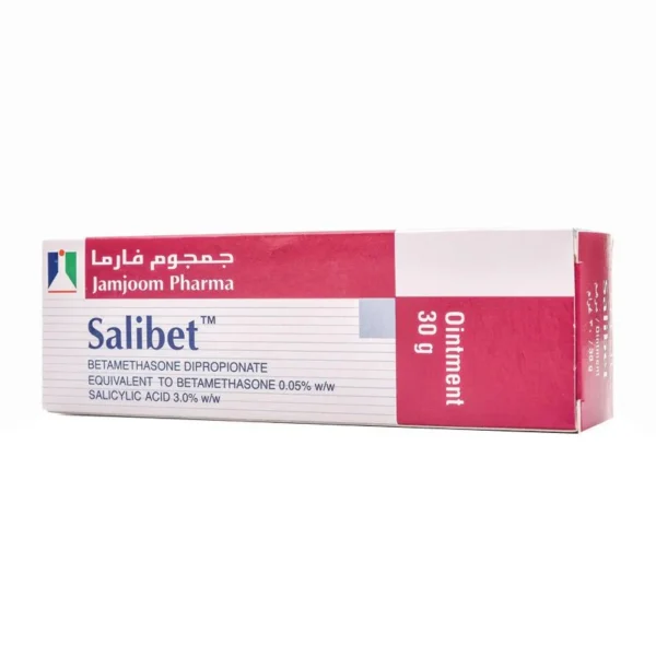 Salibet 0.05% Betamethasone Dipropionate & 3% Salicylic Acid Ointment 30 GM