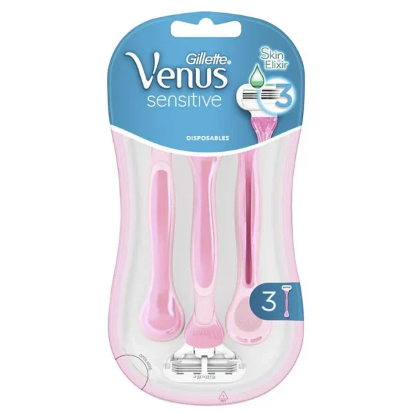 Gillette Venus Sensitive Disposable Razors 3 Pack