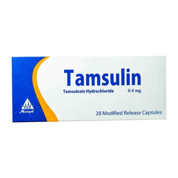 Tamsulin 0.4mg Tamsulosin Hydrochloride 28 CAPS