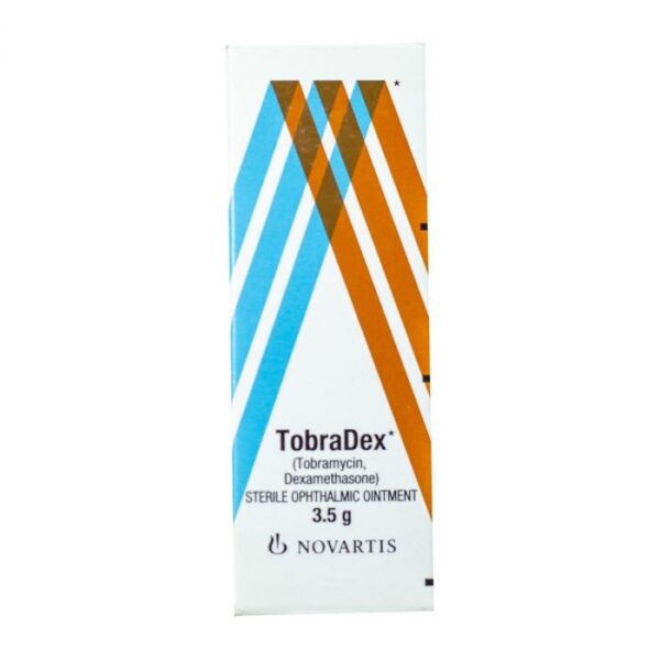 Tobradex with Tobramycin, Dexamethasone Sterile Ophthalmic Ointment 3.5 GM