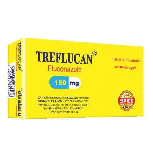 Treflucan 150mg Fluconazole Antifungal 1 CAPS