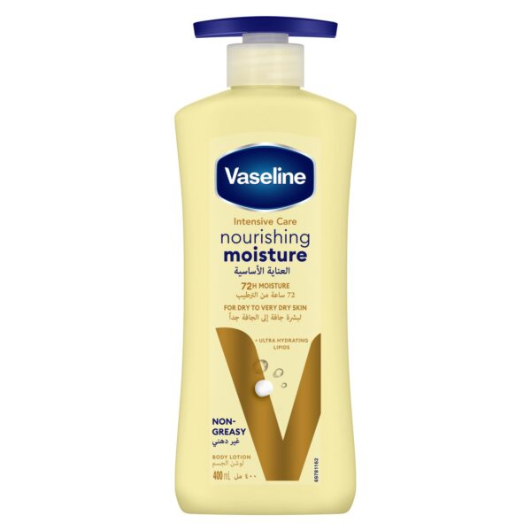 Vaseline Intensive Care Essential Healing Non-Greasy Body Lotion for Dry Skin 400 ML