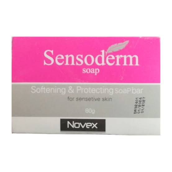 Sensoderm Softening & Protecting Soap Bar for Sensitive Skin 80 gm.