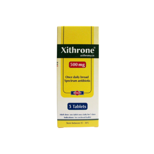 Xithrone 500 mg 3 Film Coated Tablets