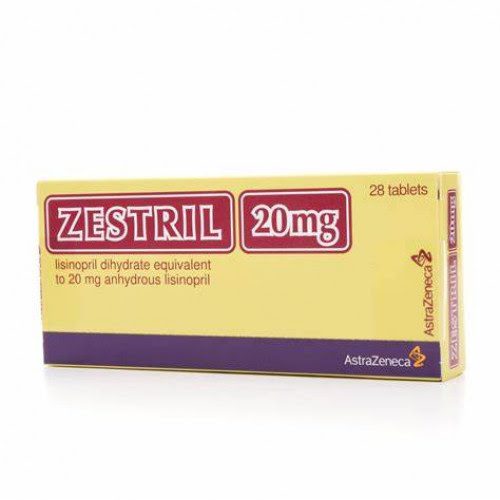 Zestril 20mg Lisinopril Dihydrate