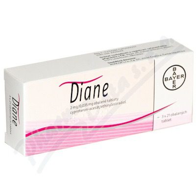 Diane 2mg Cyproterone Acetate with Ethinylestradiol